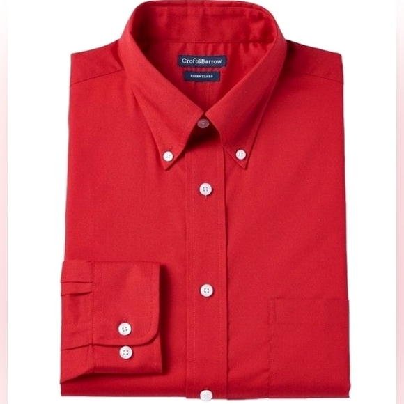 croft & barrow Other - Croft&Barrow Men's Red Button Down Medium